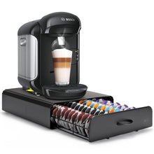 Load image into Gallery viewer, Vinsani Rotating Coffee Capsule Pod Stackable Holder Tower &amp; Drawer Rack Storage Stand TapClickBuy