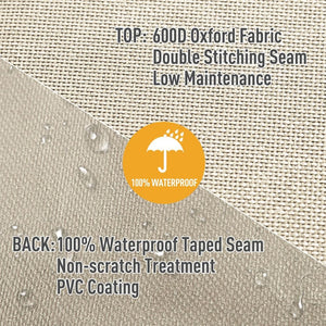 Waterproof Furniture Cover For 3 Seat Rattan Sofa TapClickBuy
