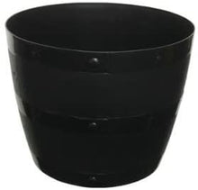 Load image into Gallery viewer, Whitefurze 50cm Black Barrel Planter TapClickBuy
